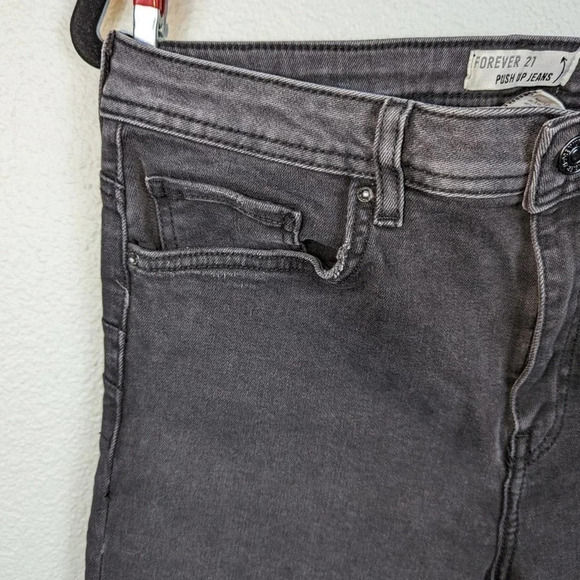 Forever 21 Pushup Jeans Black Size 30 - Picture 5 of 5
